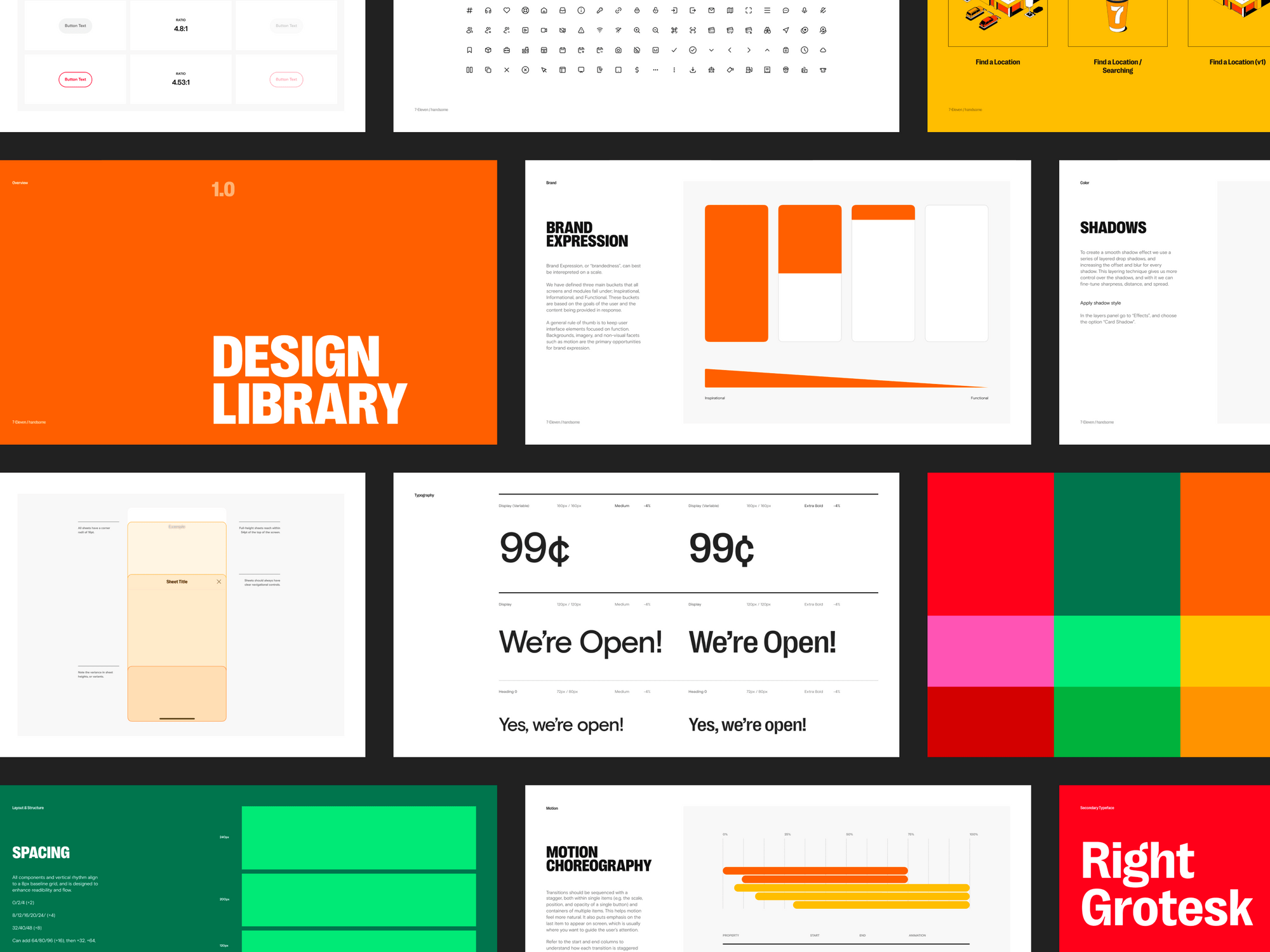 7-Eleven mobile design system